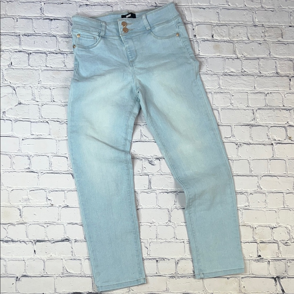 DKNY Girls Light Blue Ankle Jeans